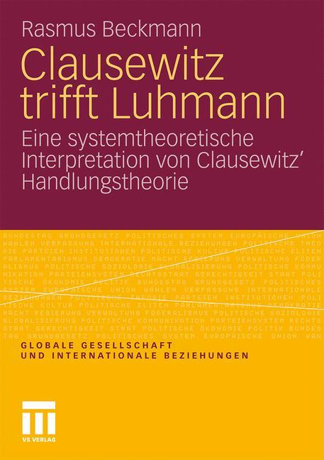Vorderes Coverbild Clausewitz trifft Luhmann