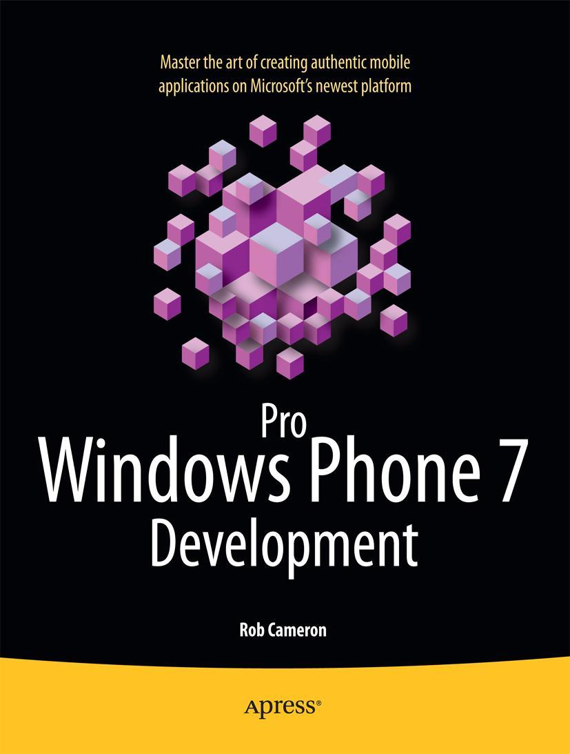 Vorderes Coverbild Pro Windows Phone 7 Development