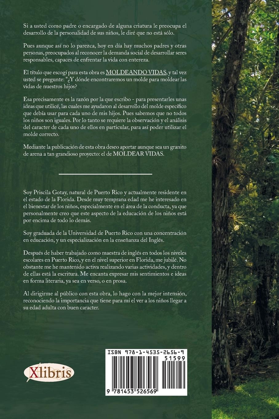 Rückseitencover Moldeando Vidas