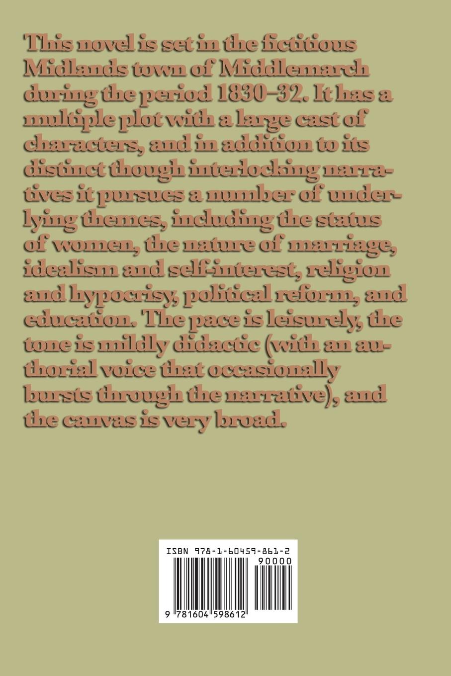 Rückseitencover Middlemarch