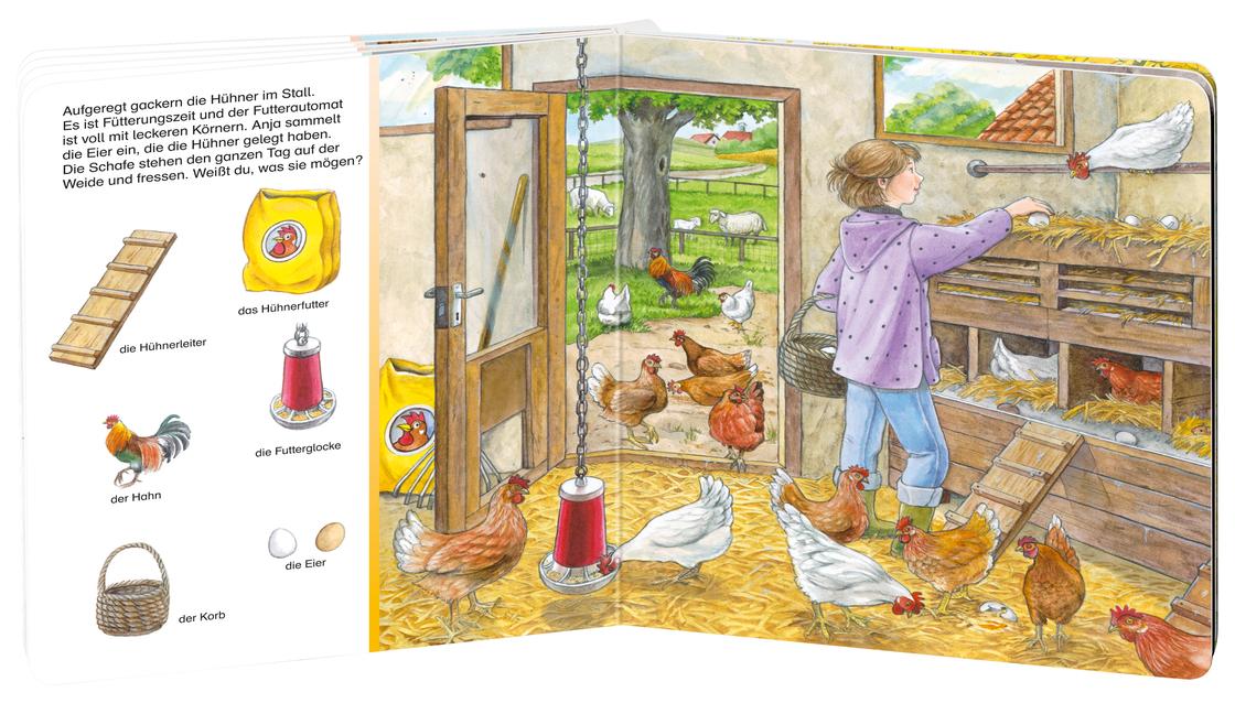 Beispielinhalt (Bild) Sachen suchen: Auf dem Bauernhof - Wimmelbuch ab 2 Jahren