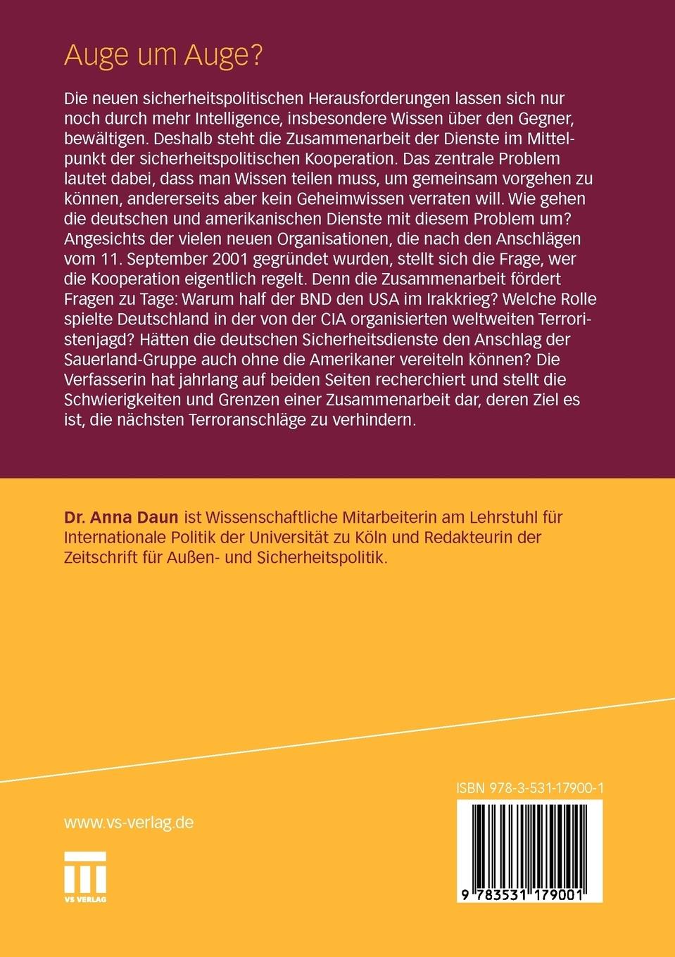 Rückseitencover Auge um Auge?