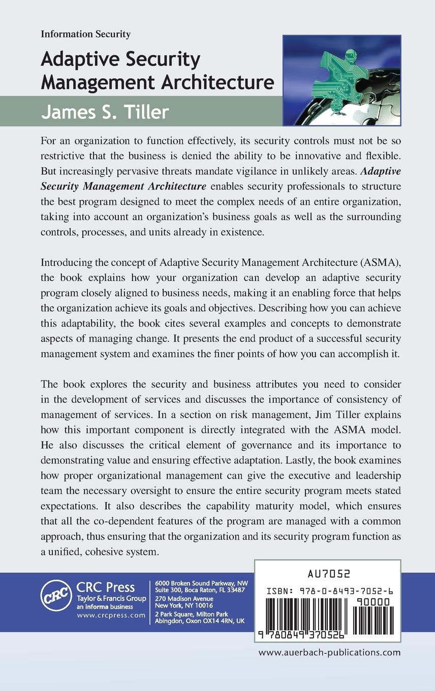 Rückseitencover Adaptive Security Management Architecture