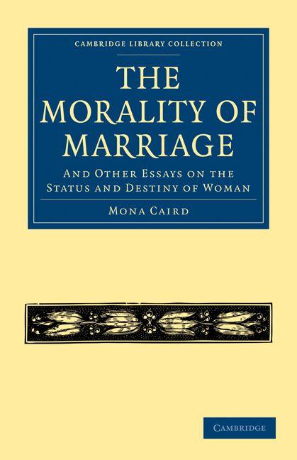 Vorderes Coverbild The Morality of Marriage
