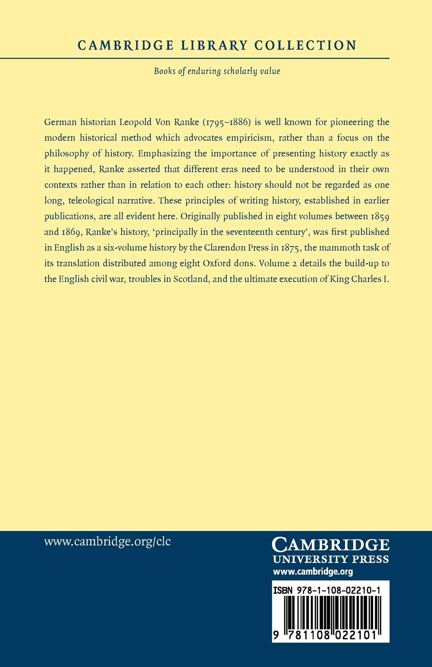 Rückseitencover A History of England - Volume 2