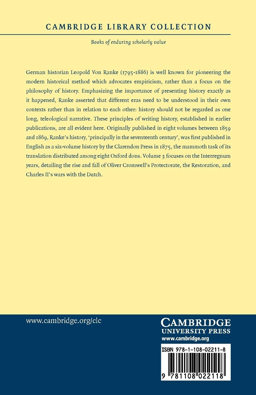 Rückseitencover A History of England - Volume 3