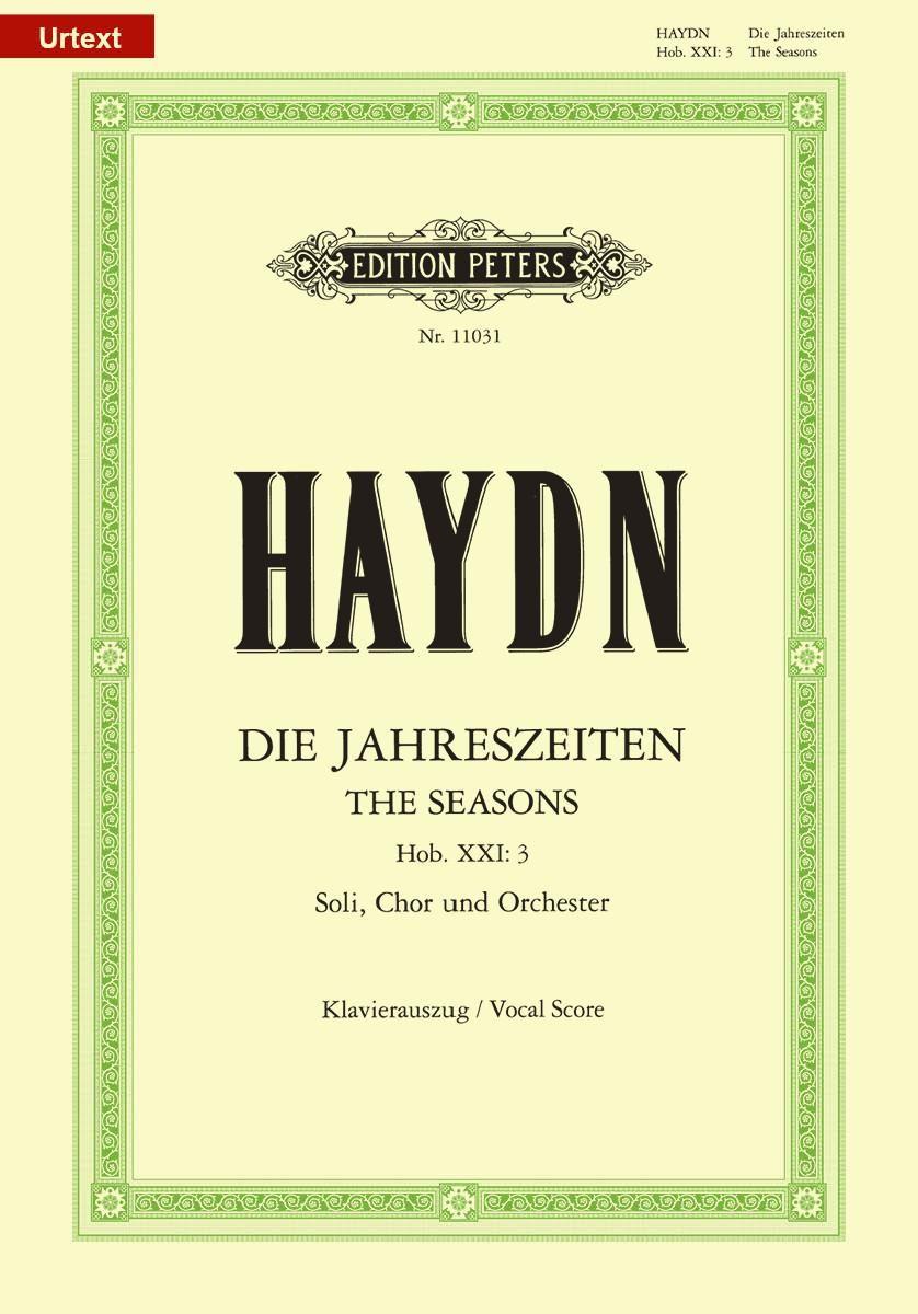 Vorderes Coverbild Die Jahreszeiten Hob. XXI: 3 / URTEXT