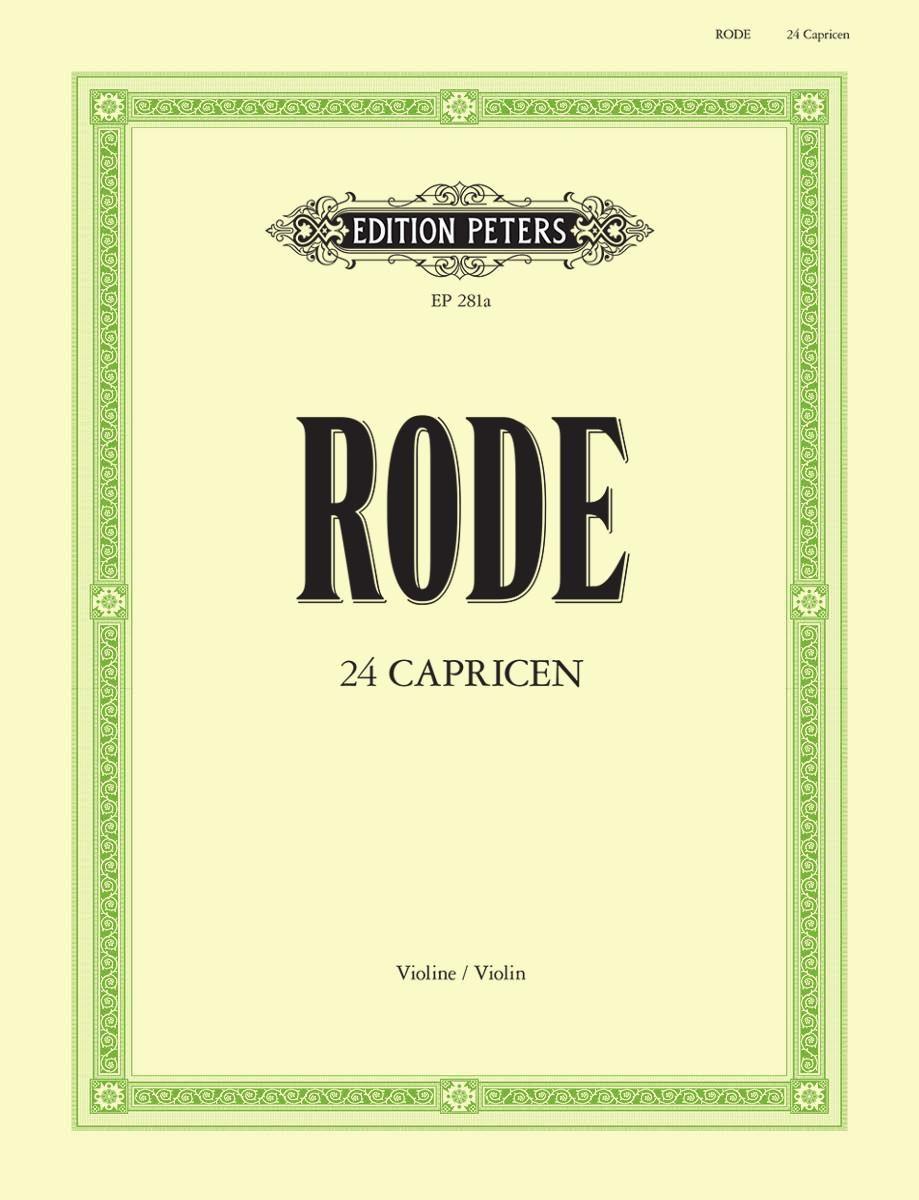 Vorderes Coverbild 24 Caprices für Violine solo