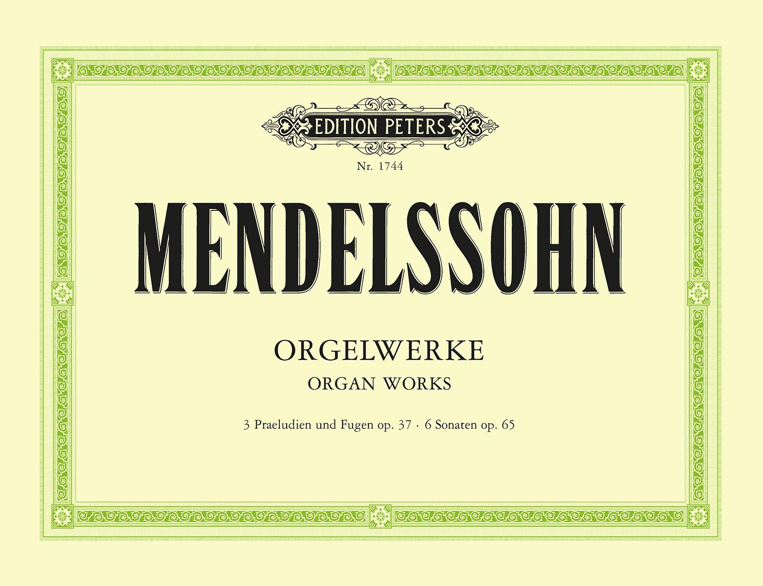 Vorderes Coverbild Orgelwerke