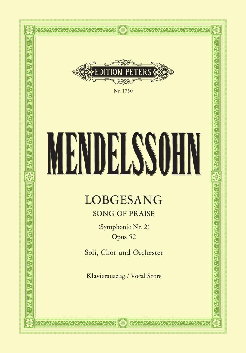 Vorderes Coverbild Symphony Nr. 2 (Lobgesang) B-Dur op. 52