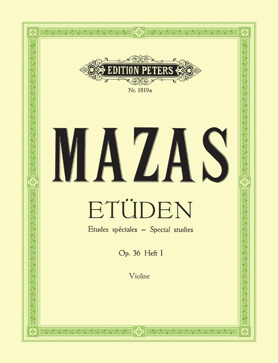 Vorderes Coverbild Etüden op. 36 / Etudes spéciales
