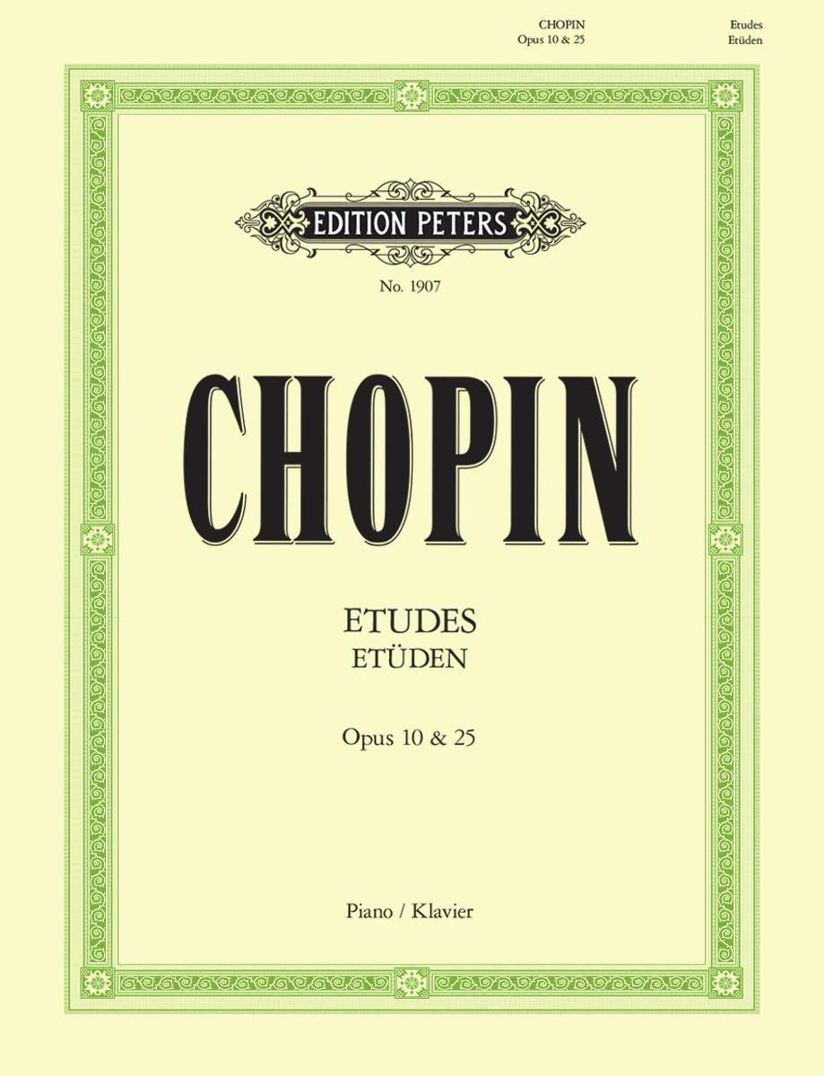Vorderes Coverbild Etüden op. 10 · op. 25 · 3 Etüden ohne op.-Zahl