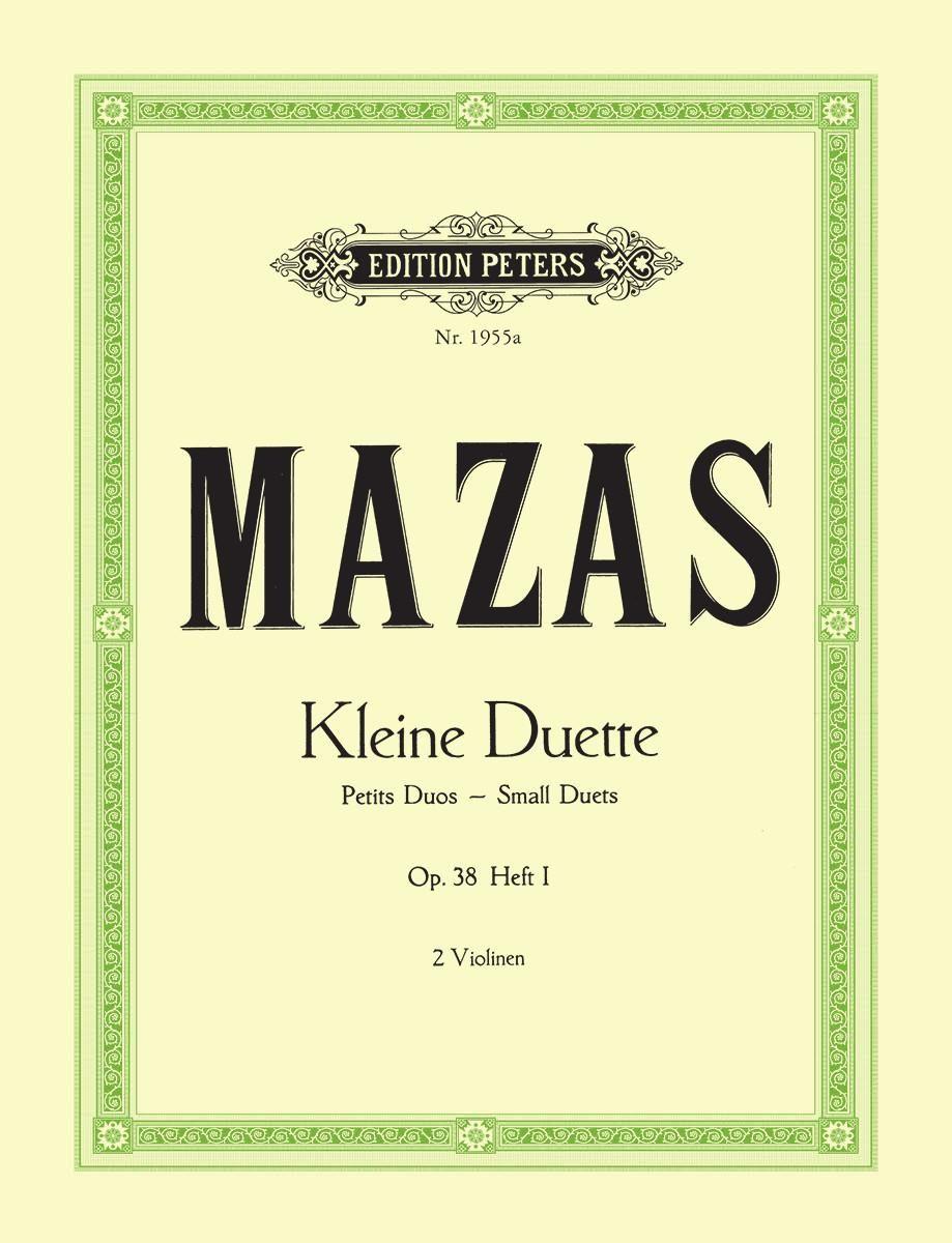 Vorderes Coverbild Kleine Duette op. 38