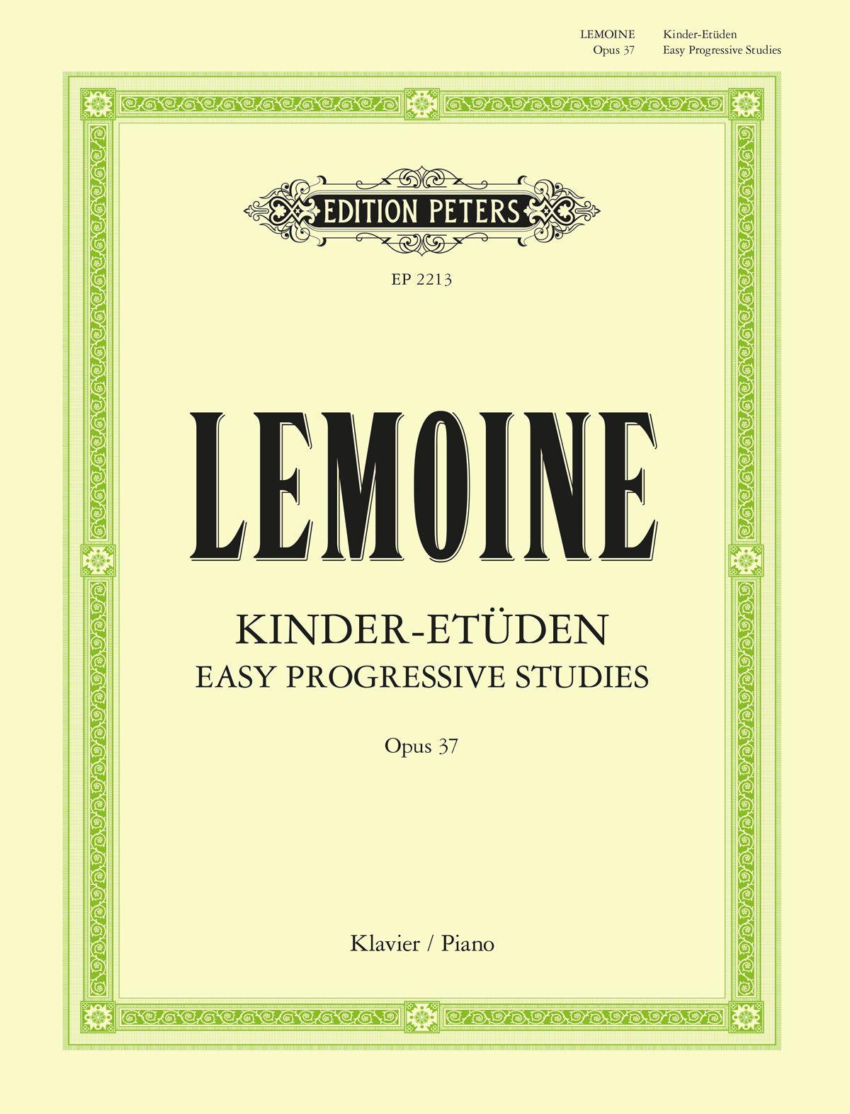 Vorderes Coverbild Kinder-Etüden op. 37