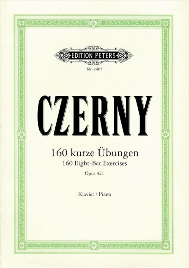 Vorderes Coverbild 160 kurze Übungen op. 821