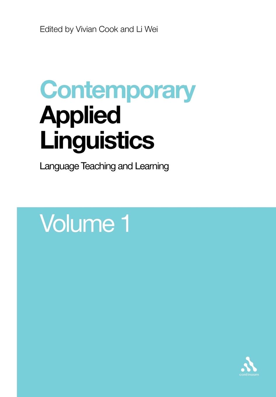 Vorderes Coverbild Contemporary Applied Linguistics Volume 1