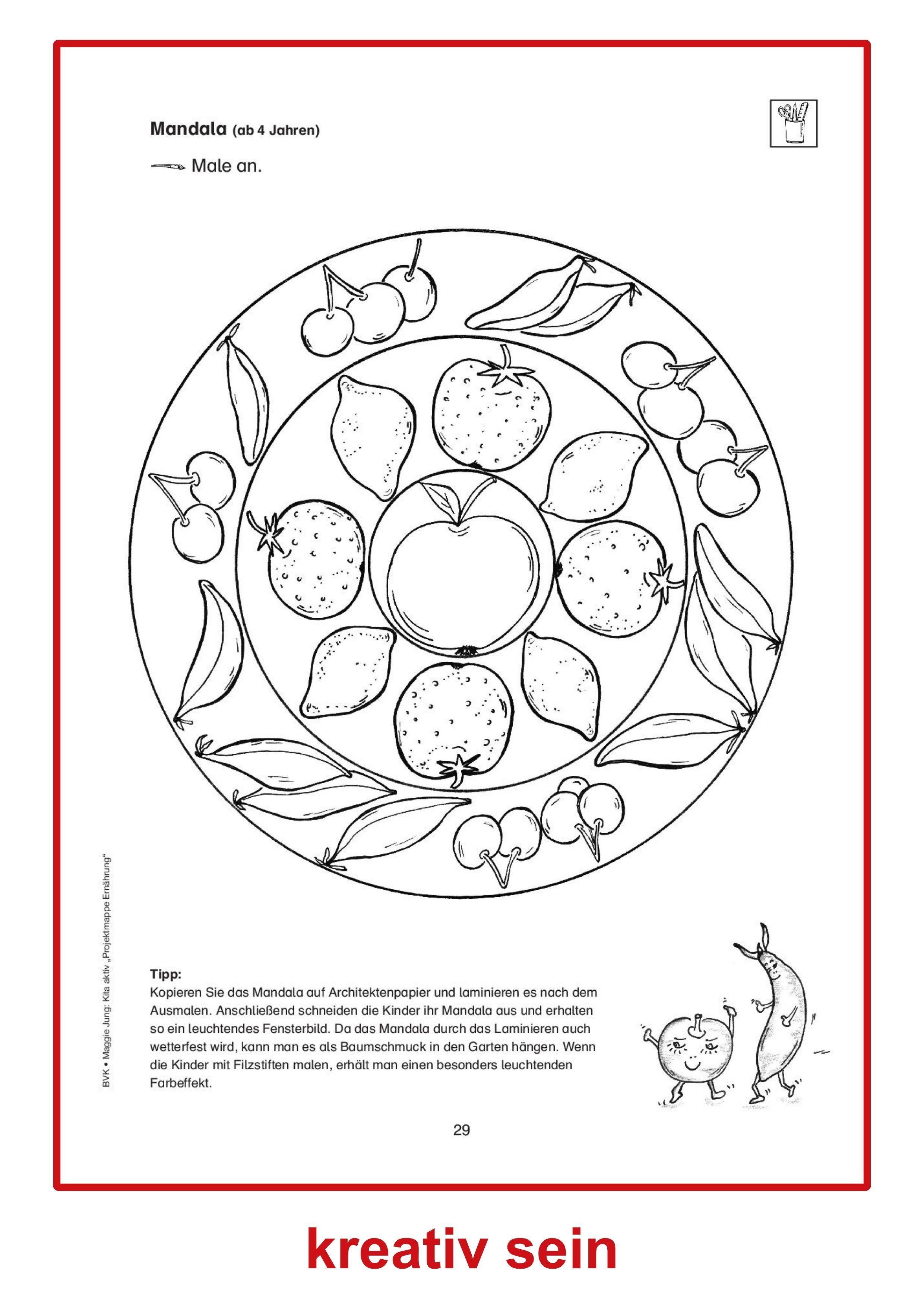 Beispielinhalt (Bild) Kita Aktiv - Projektmappe Ernährung