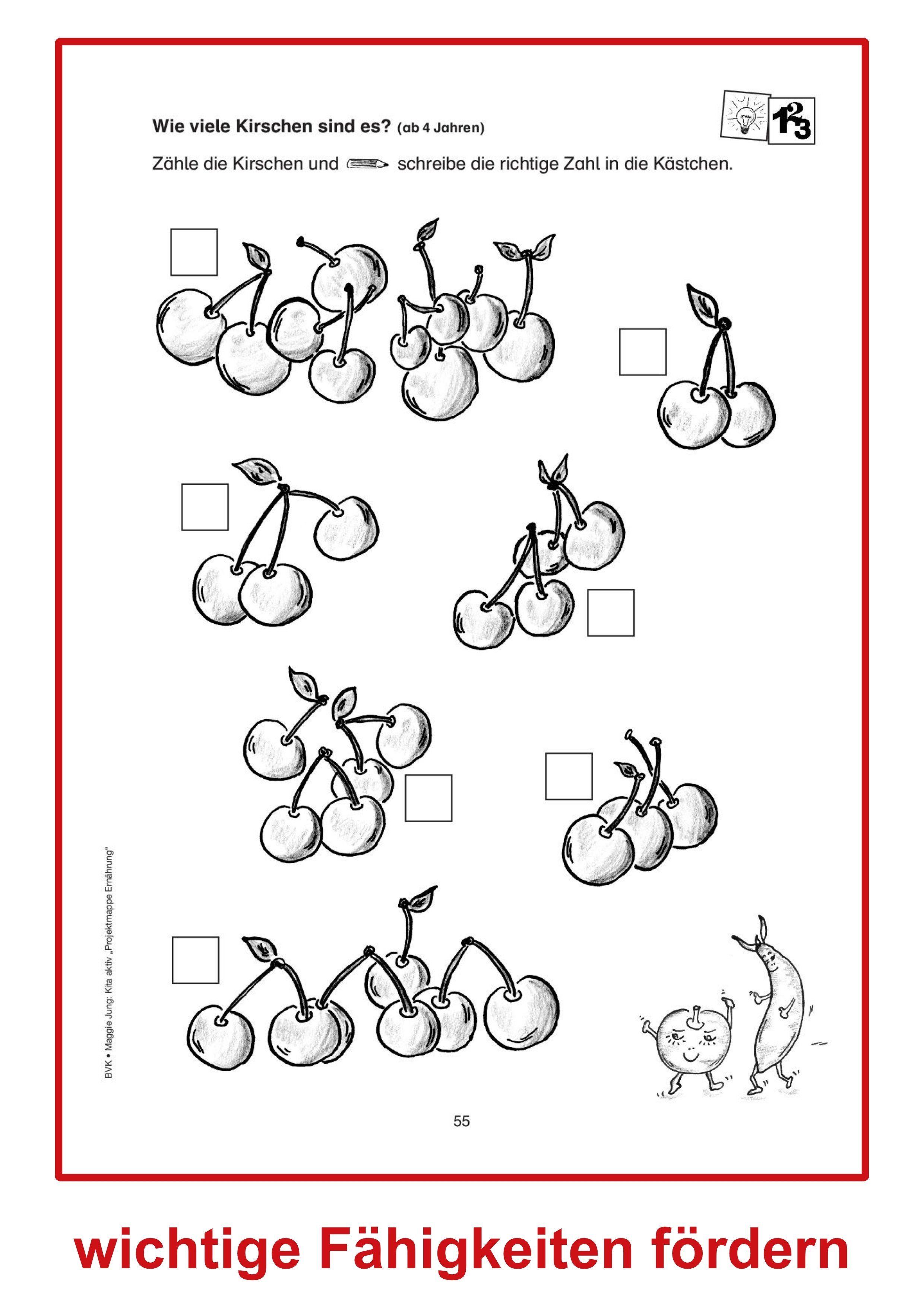 Beispielinhalt (Bild) Kita Aktiv - Projektmappe Ernährung