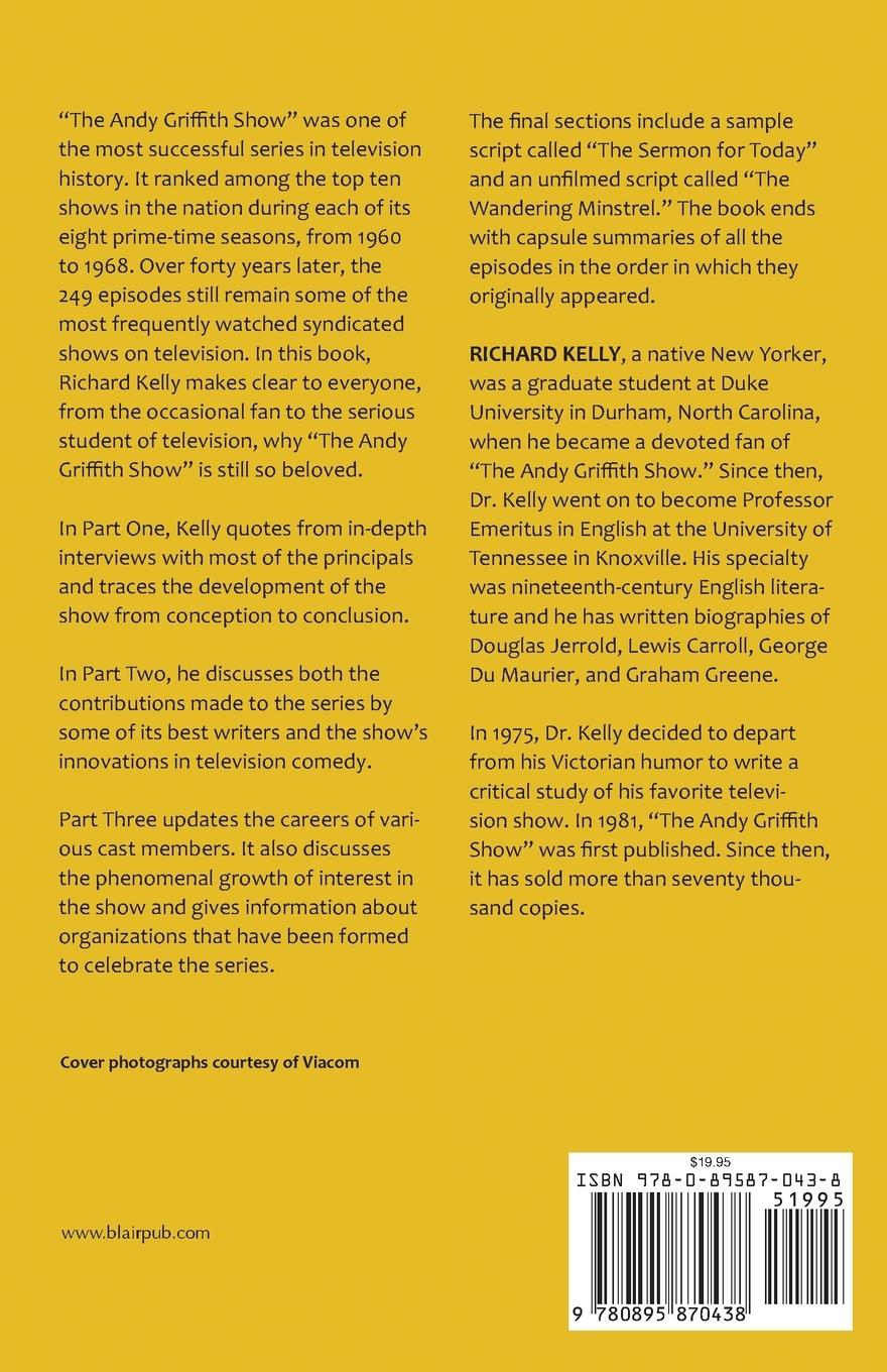 Rückseitencover Andy Griffith Show Book
