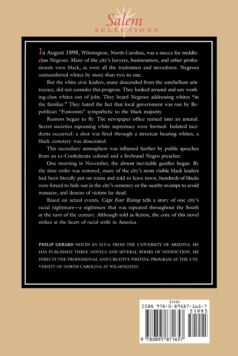 Rückseitencover Cape Fear Rising