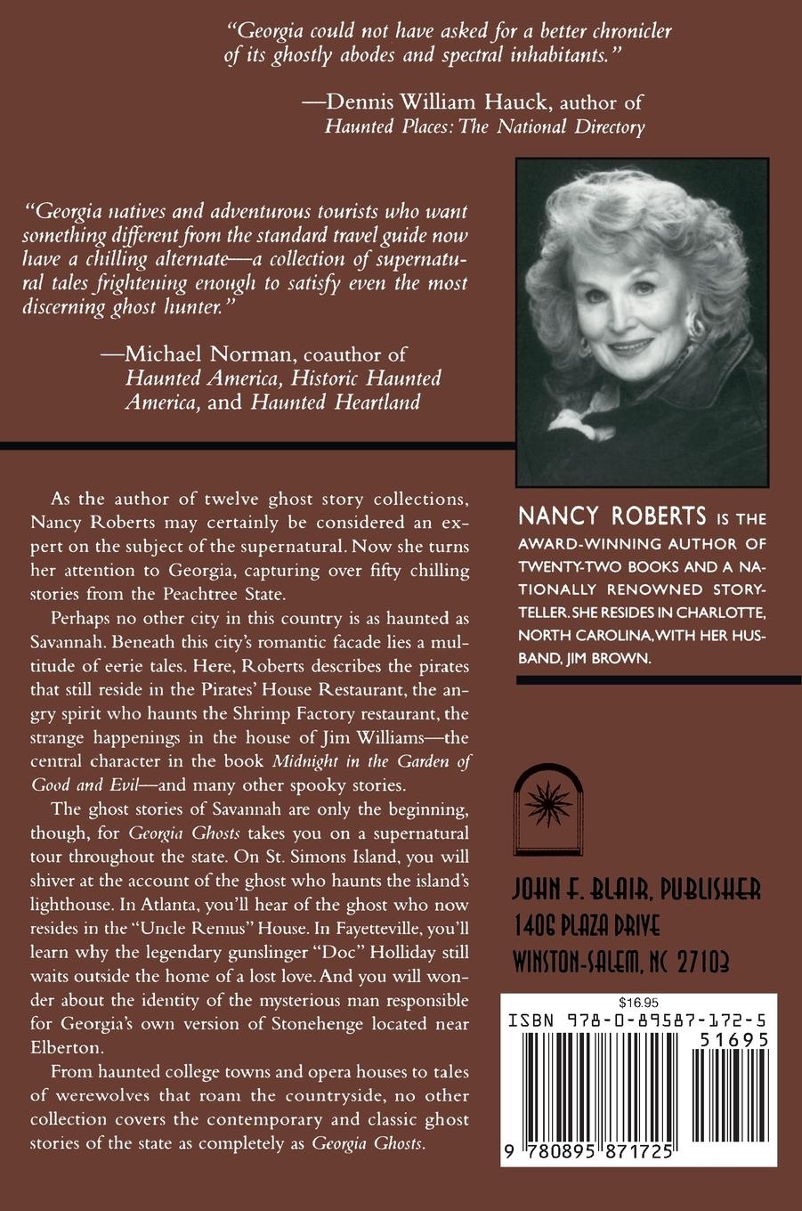 Rückseitencover Georgia Ghosts
