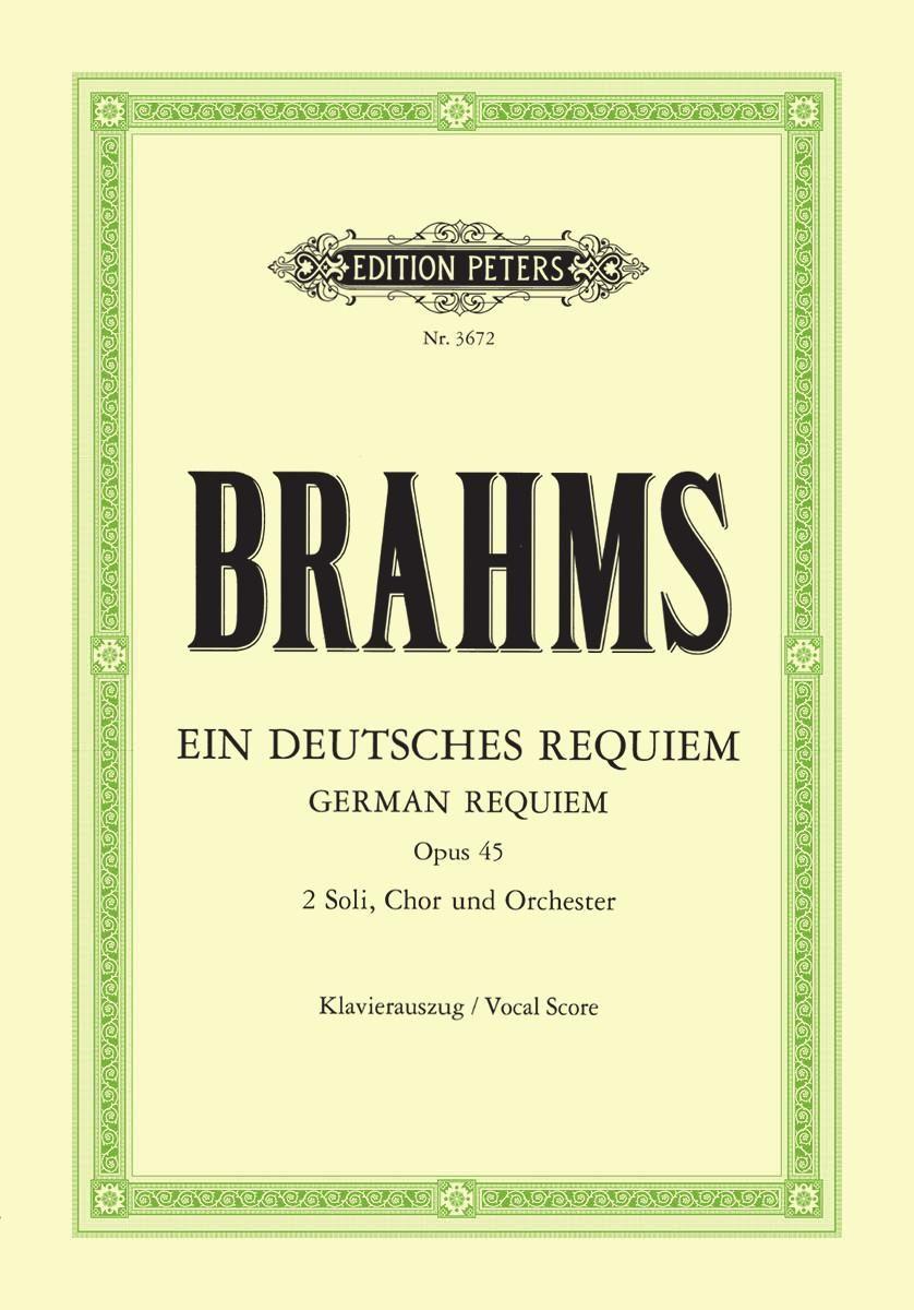 Vorderes Coverbild Ein deutsches Requiem op. 45