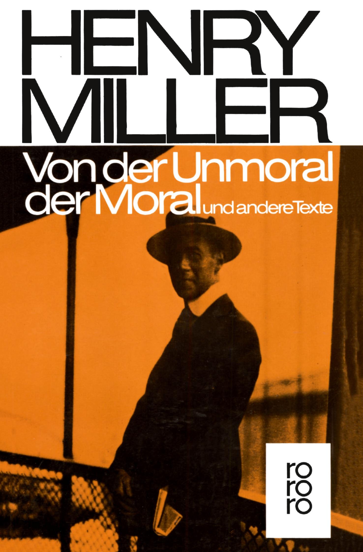 Vorderes Coverbild Von der Unmoral der Moral
