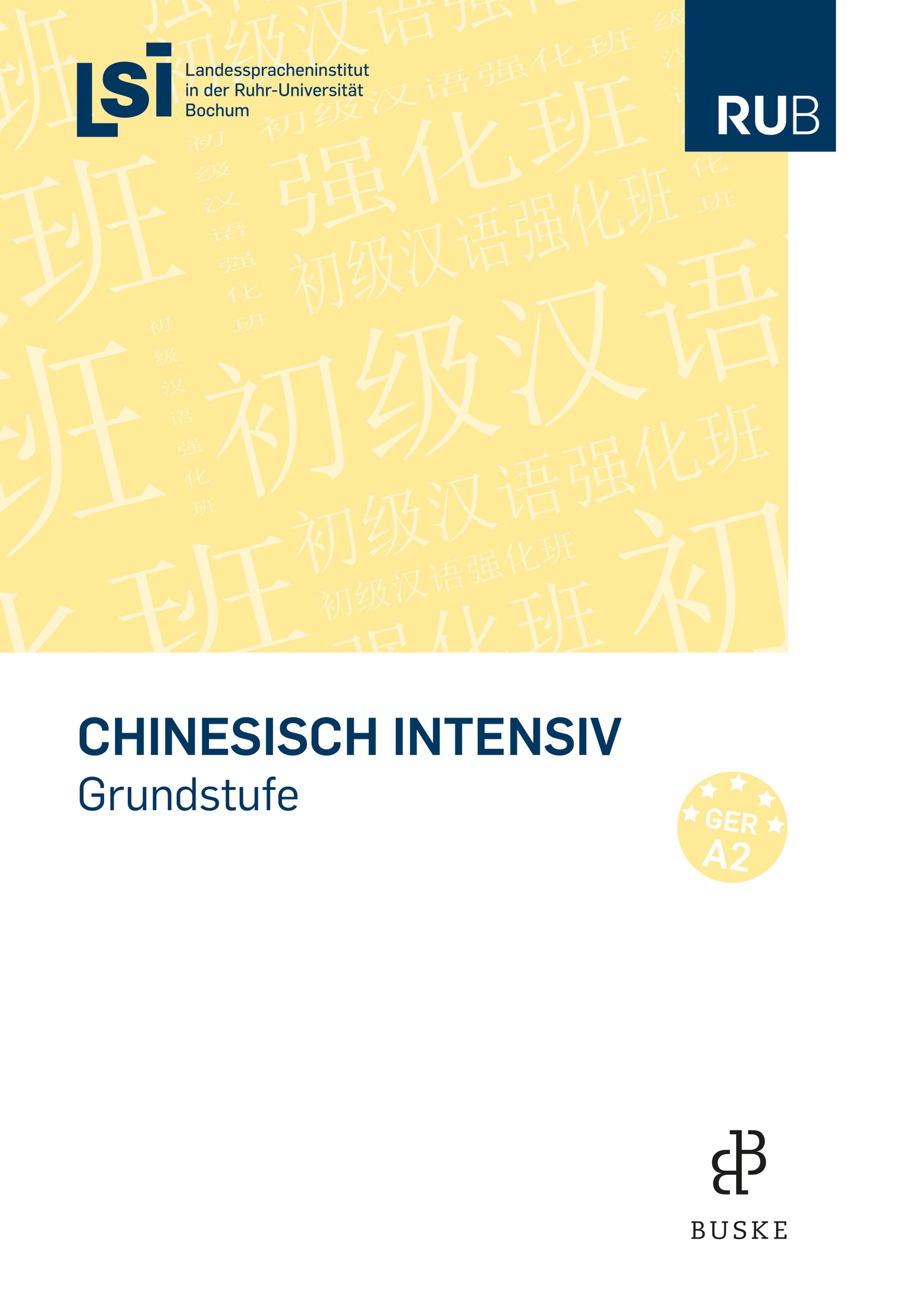 Vorderes Coverbild Chinesisch intensiv