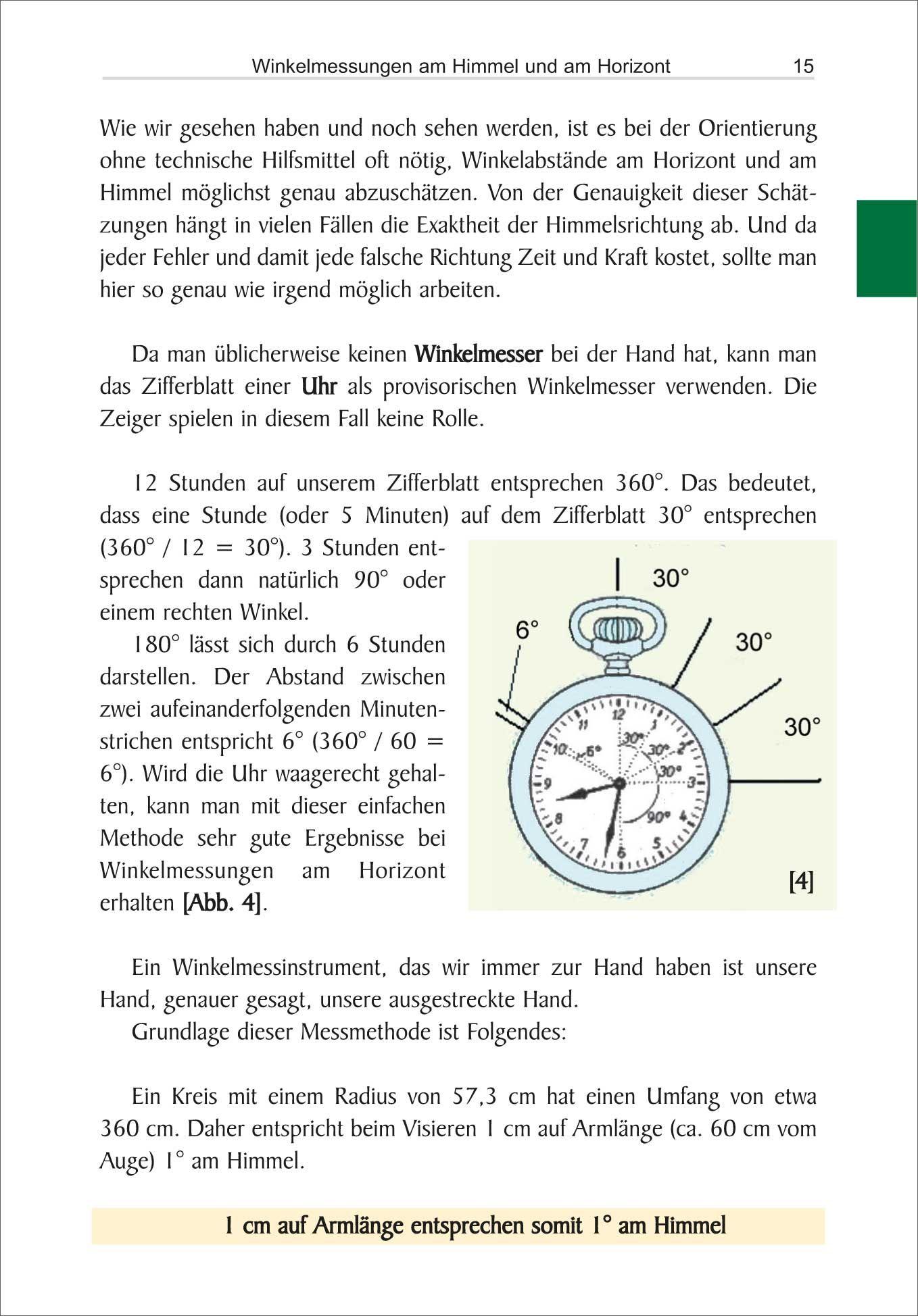 Beispielinhalt (Bild) Trailfinder Orientierung ohne Kompass und GPS