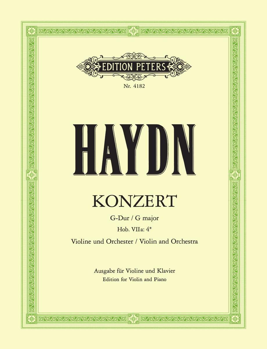 Vorderes Coverbild Violin Concerto in G Hob. VIIa:4