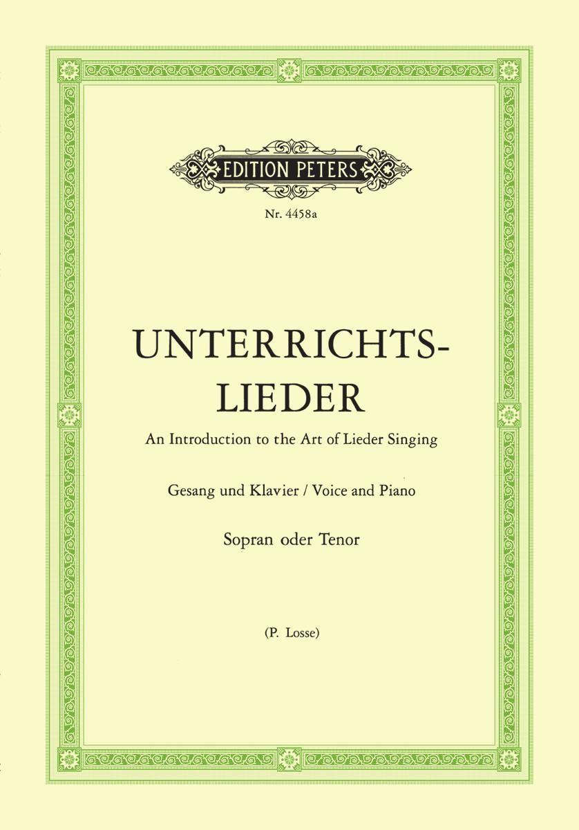 Vorderes Coverbild Unterrichtslieder