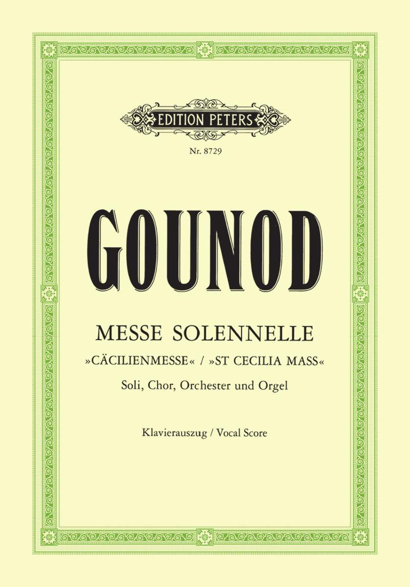 Vorderes Coverbild Messe solennelle "St Cecilia Mass" (Vocal Score)