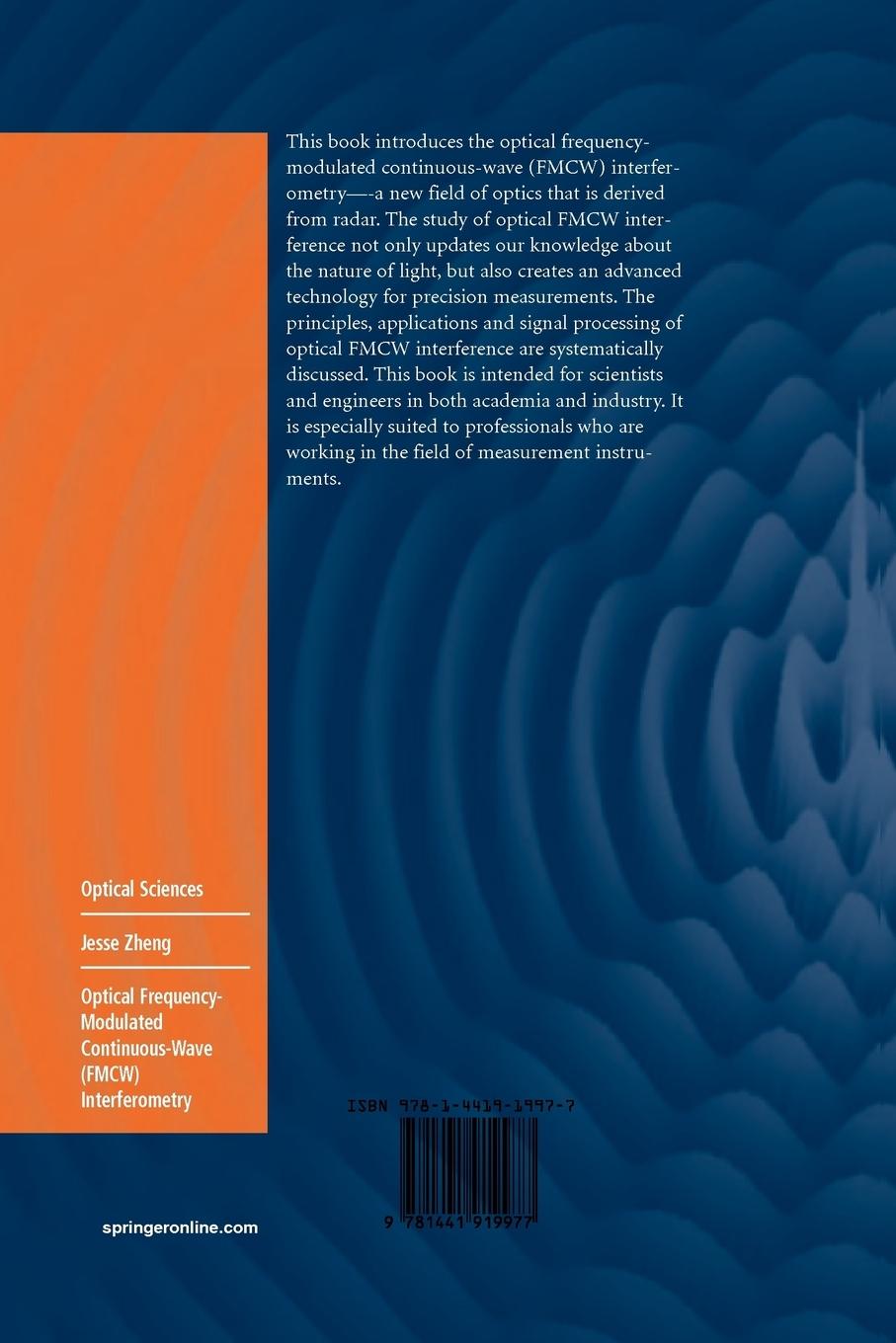 Rückseitencover Optical Frequency-Modulated Continuous-Wave (FMCW) Interferometry