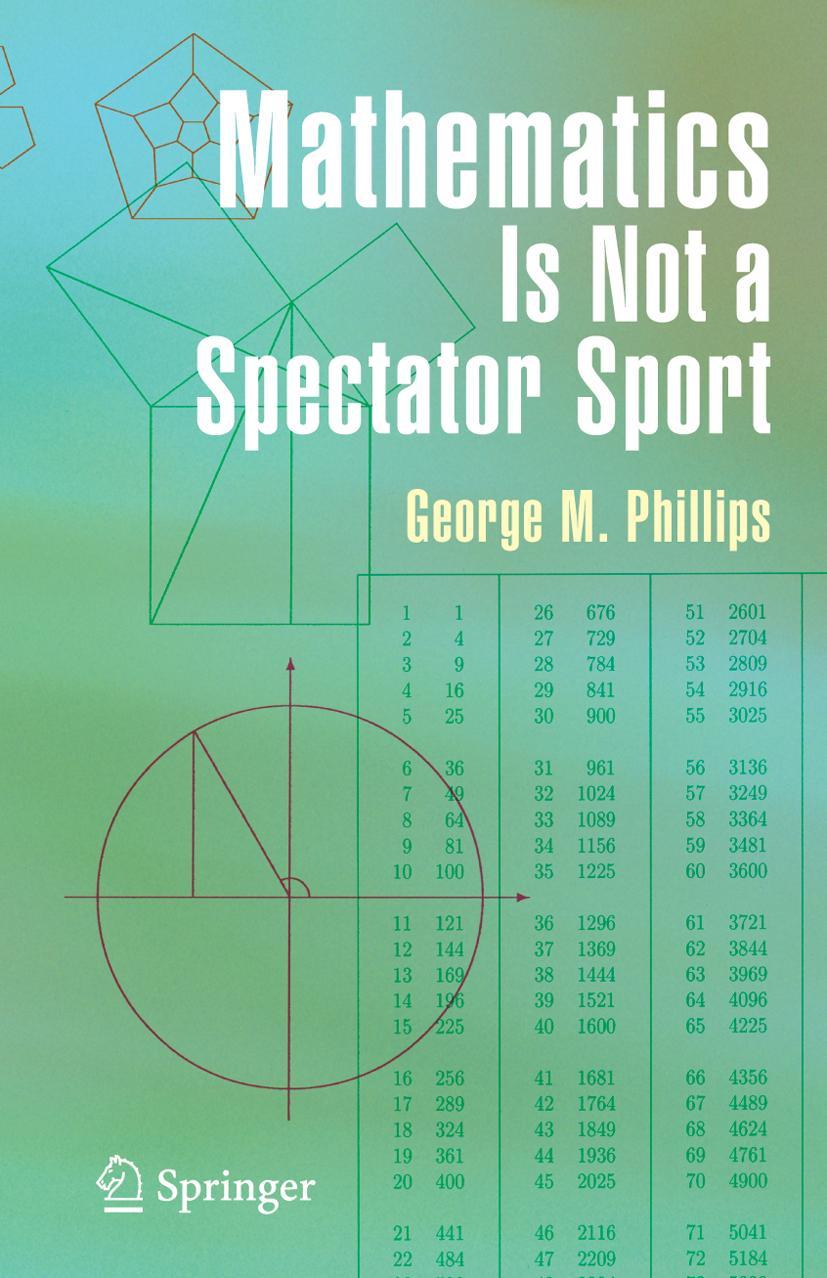 Vorderes Coverbild Mathematics Is Not a Spectator Sport