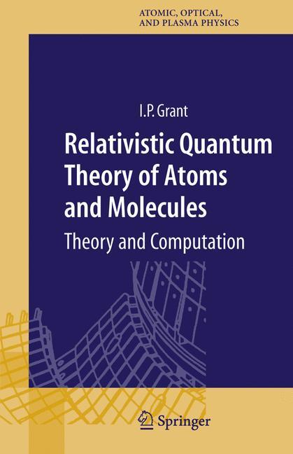 Vorderes Coverbild Relativistic Quantum Theory of Atoms and Molecules