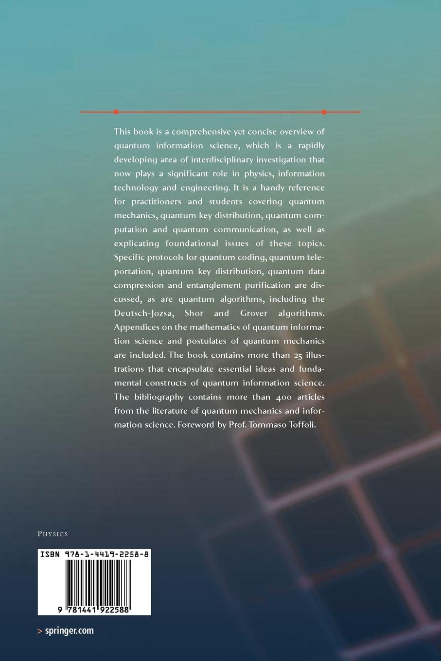 Rückseitencover Quantum Information