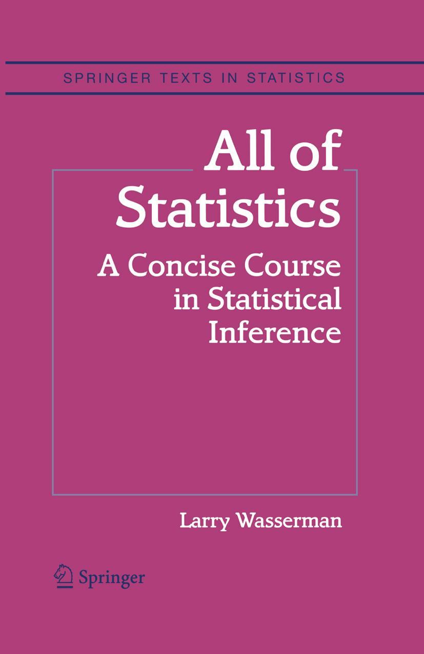 Vorderes Coverbild All of Statistics