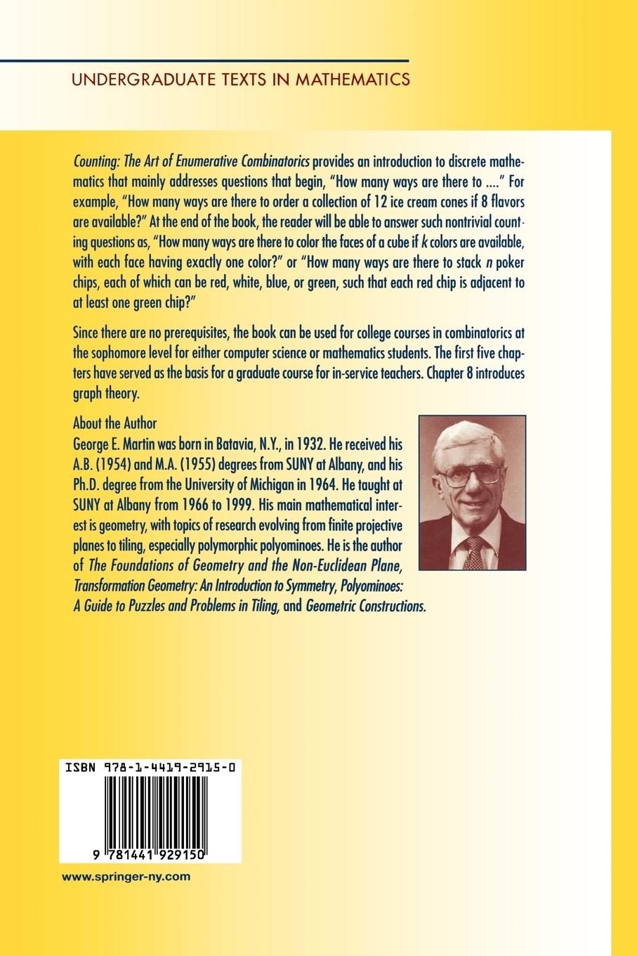 Rückseitencover Counting: The Art of Enumerative Combinatorics