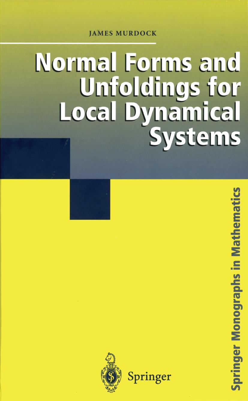 Vorderes Coverbild Normal Forms and Unfoldings for Local Dynamical Systems
