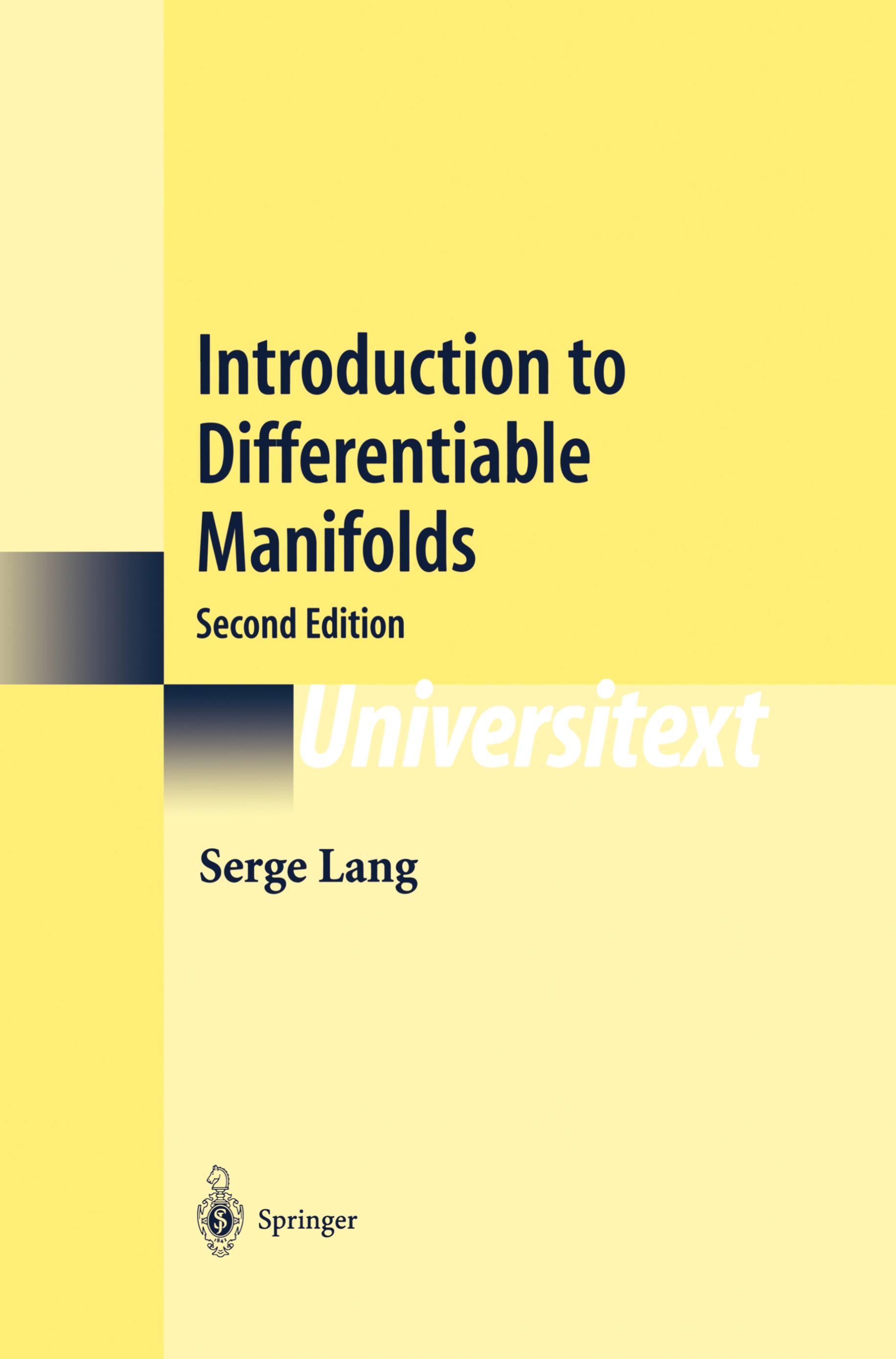 Vorderes Coverbild Introduction to Differentiable Manifolds