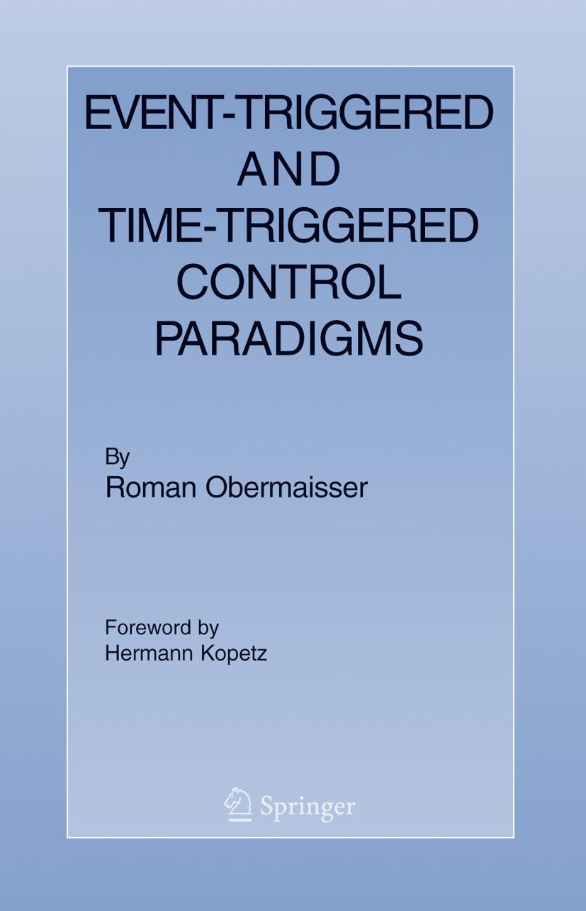 Vorderes Coverbild Event-Triggered and Time-Triggered Control Paradigms