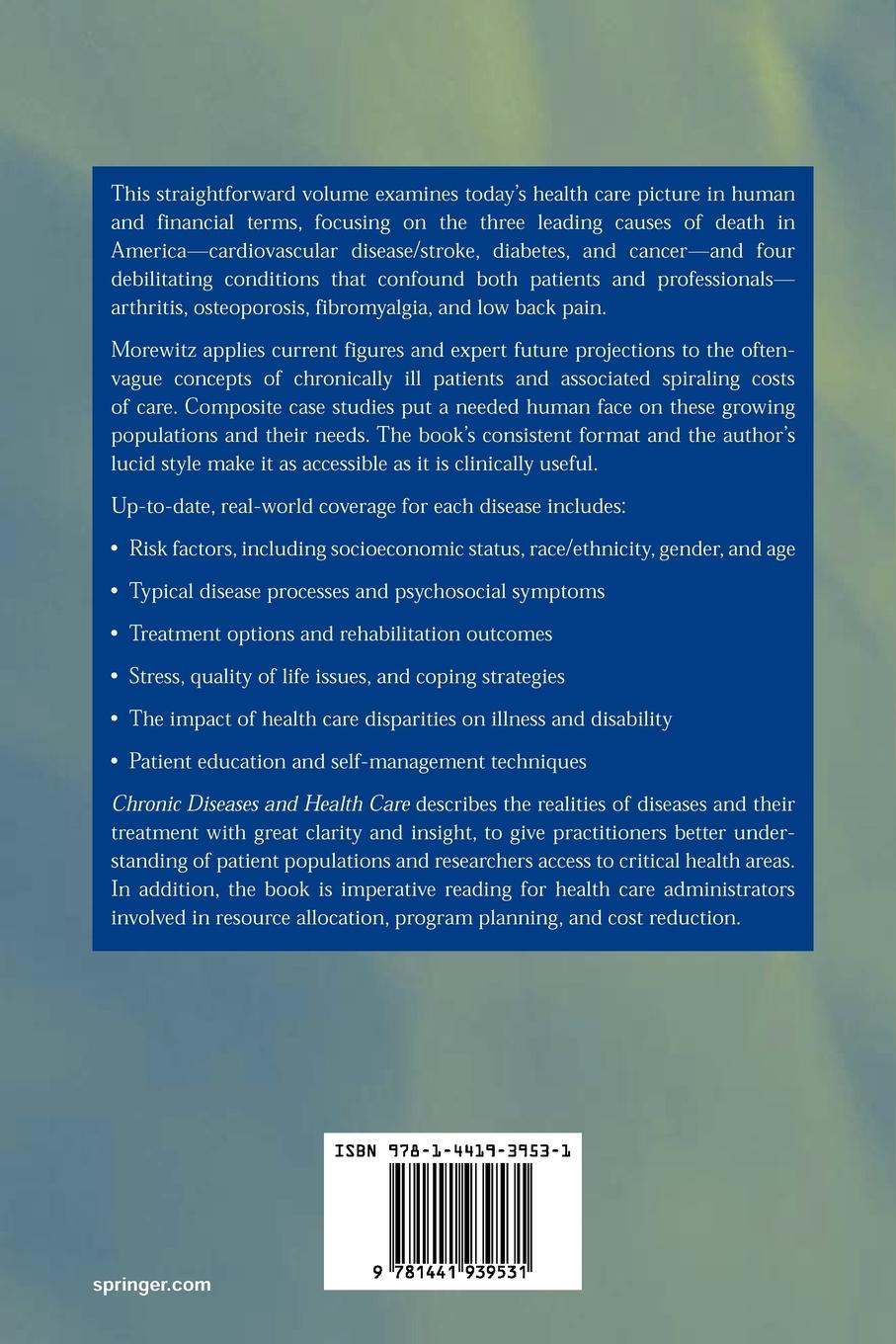 Rückseitencover Chronic Diseases and Health Care