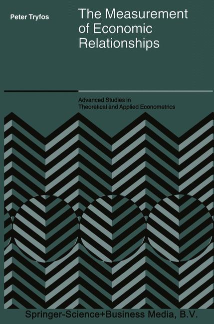 Vorderes Coverbild The Measurement of Economic Relationships