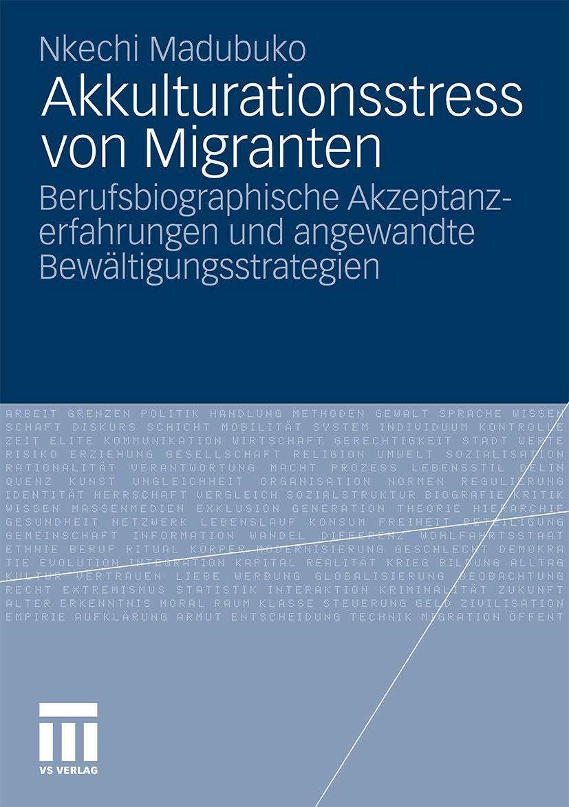 Vorderes Coverbild Akkulturationsstress von Migranten