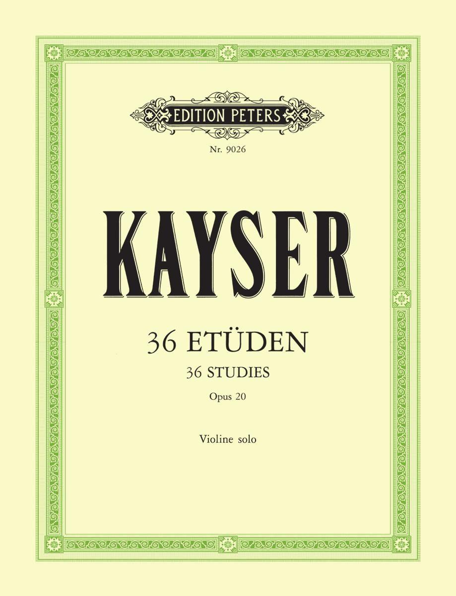 Vorderes Coverbild 36 Etüden op. 20
