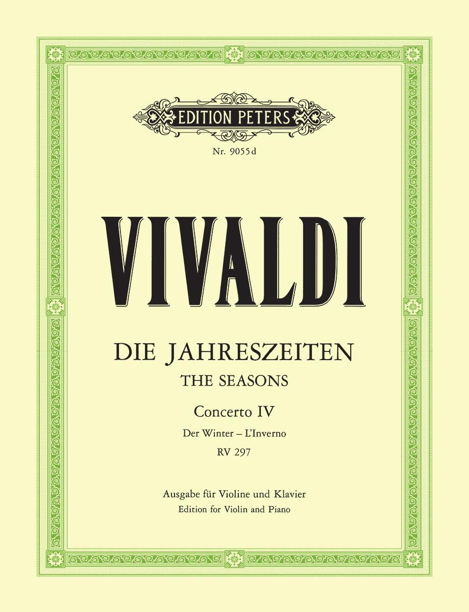 Vorderes Coverbild Die vier Jahreszeiten: Konzert für Violine, Streicher und Basso continuo f-Moll op. 8 Nr. 4 RV 297 "Der Winter"