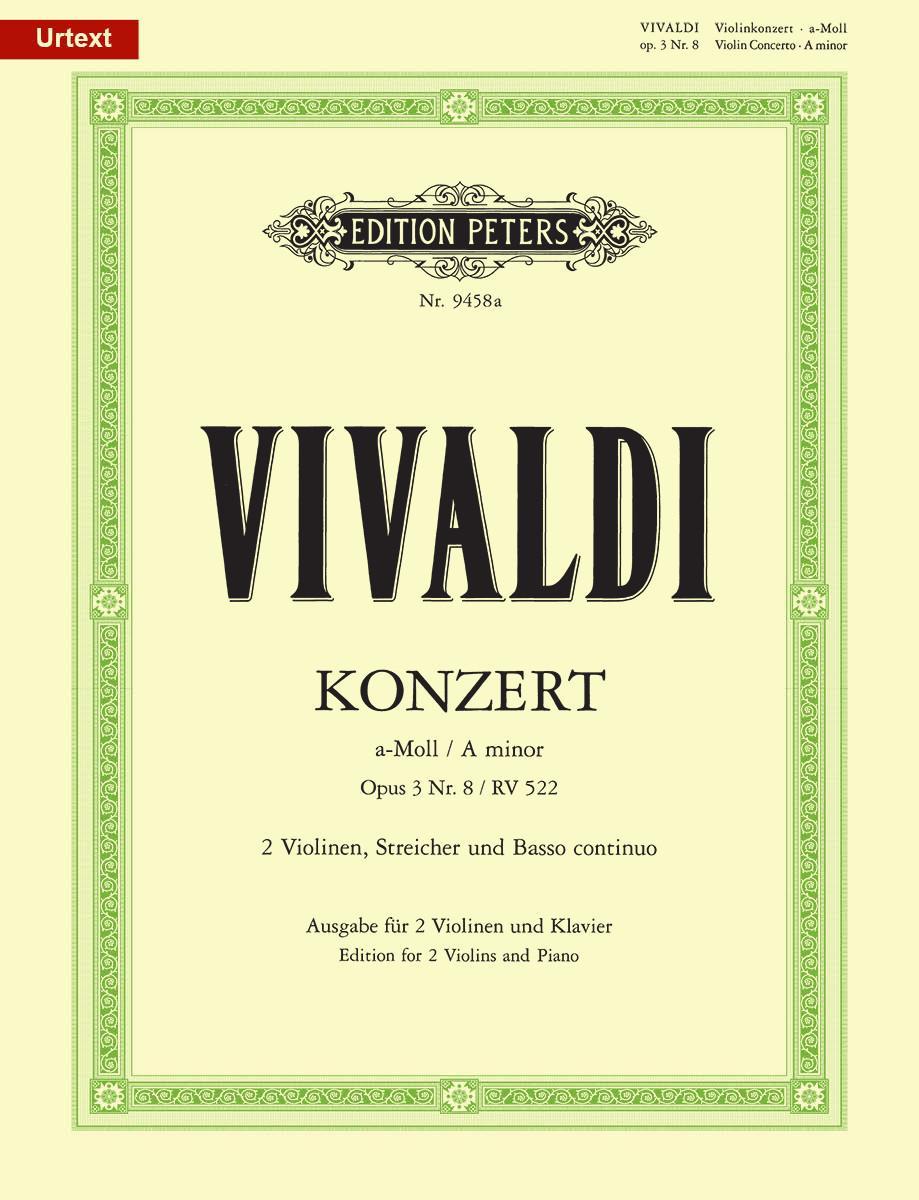 Vorderes Coverbild Konzert a-Moll op. 3, Nr. 8 RV 522