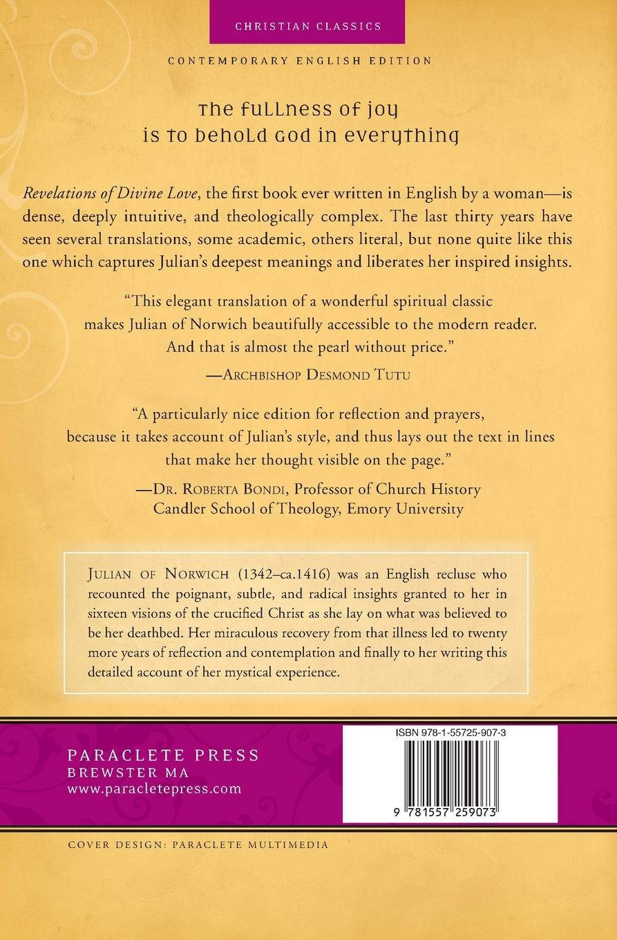 Rückseitencover Revelations of Divine Love