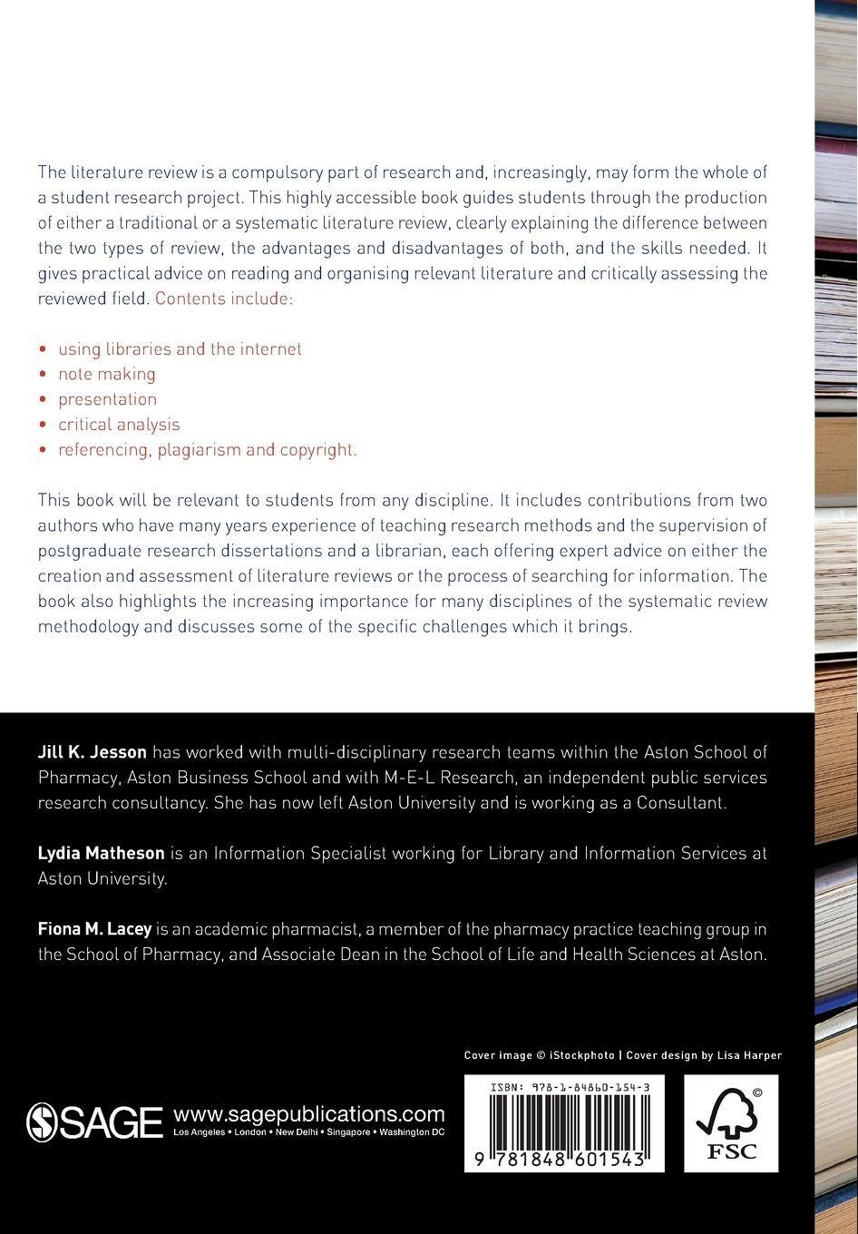 Rückseitencover Doing Your Literature Review