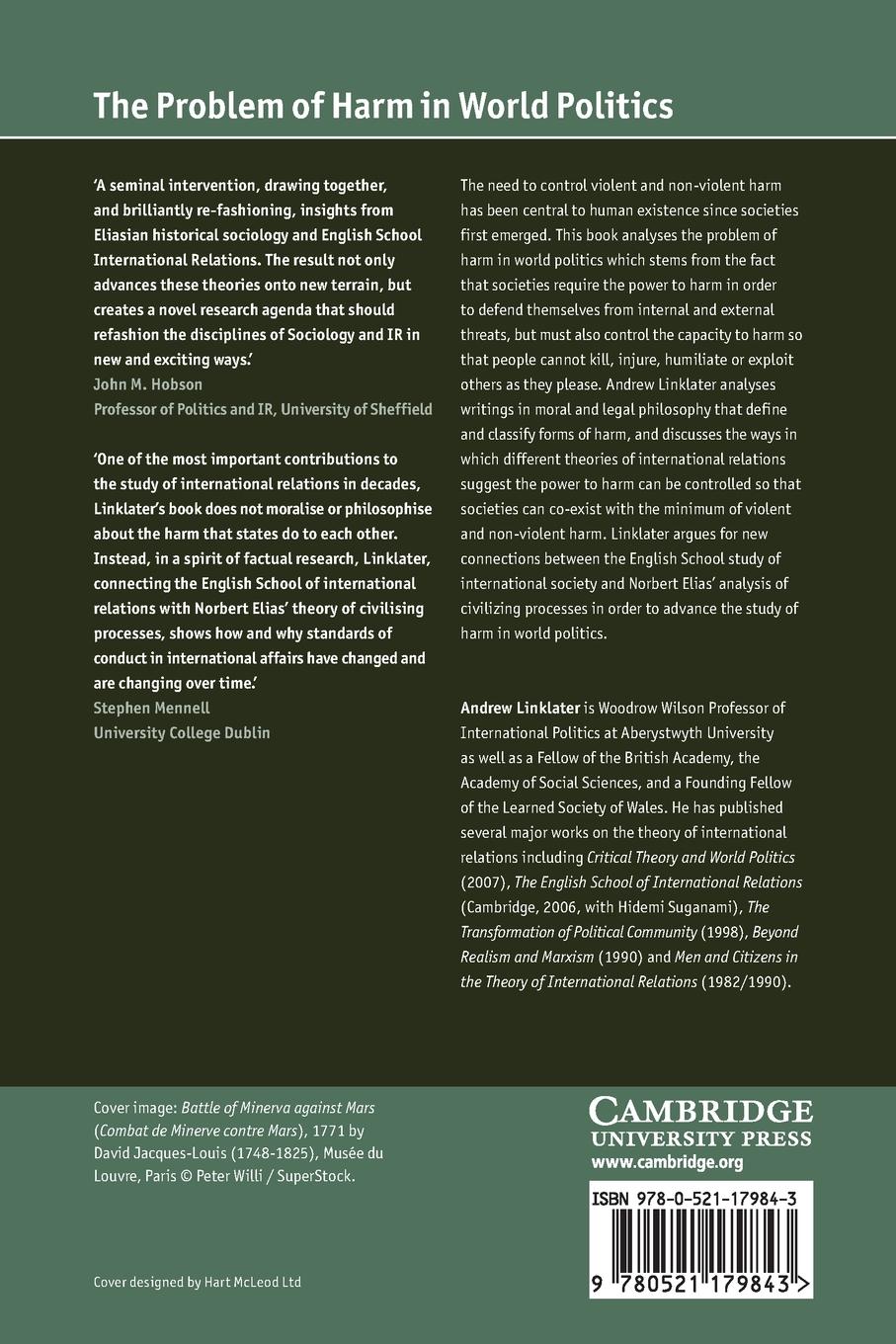 Rückseitencover The Problem of Harm in World Politics